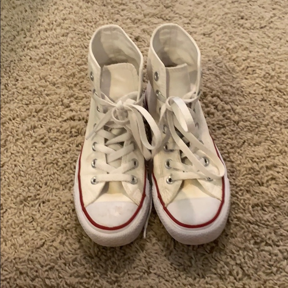 White High Top Converse